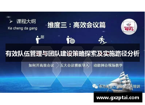 有效队伍管理与团队建设策略探索及实施路径分析